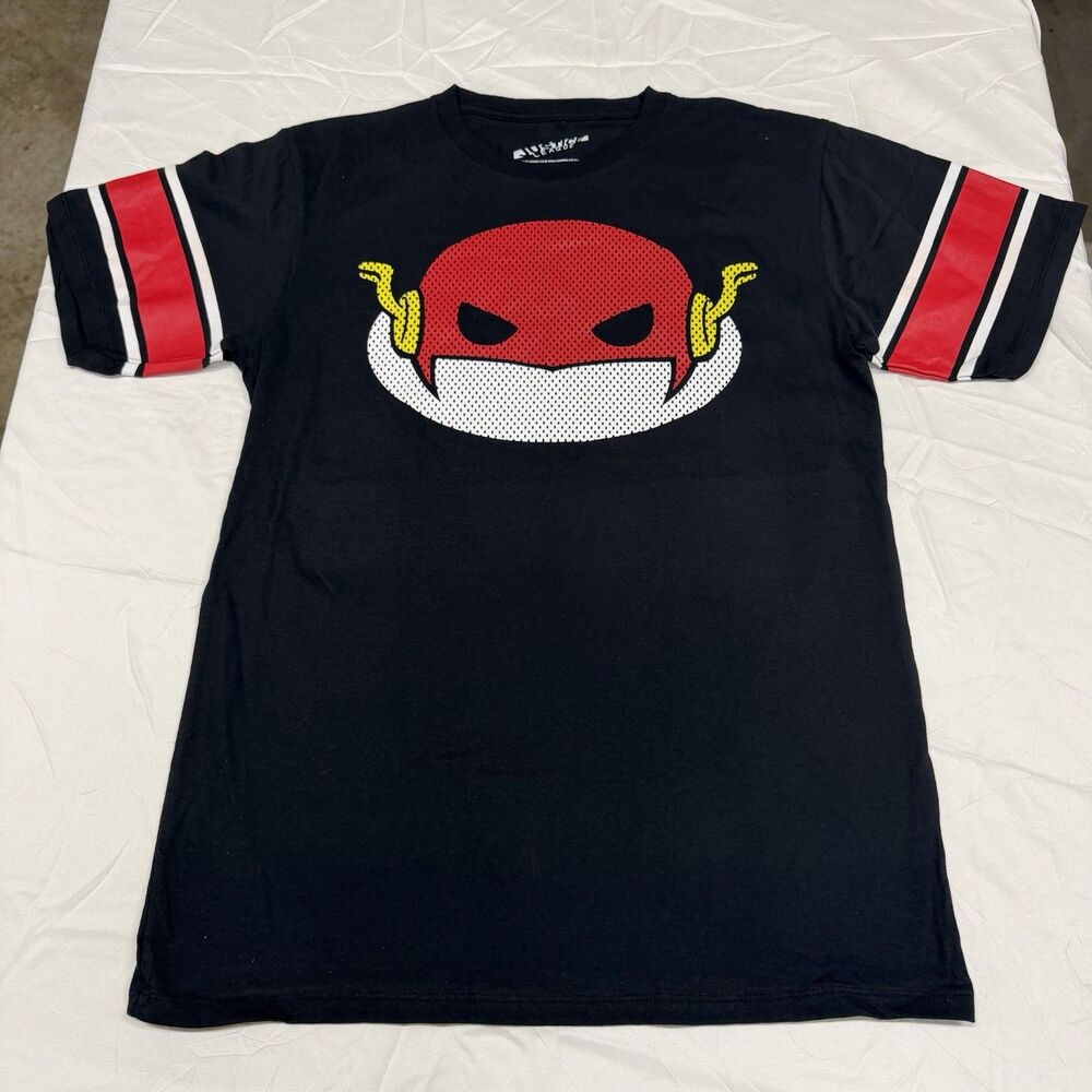 The Flash DC Comics Jersey Style Graphic Tee Black Red White Men’s Medium